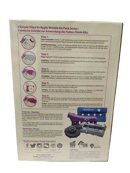 A24-3270-AUTOMOTIVE WRINKLE FINISH PAINT GAW-7006 TITANIUM SILVER