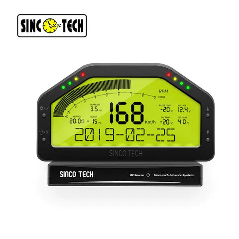 A24-1532-DO908 Car Dash Race Display rally Gauge Sensor Kit Dashboard LCD Screen 9000RPM