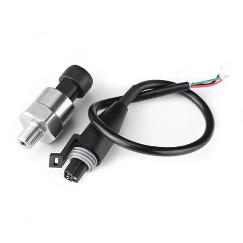 A24-1769-Stainless Steel 1/8" NPT Pressure Transducer Sender Sensor For Oil Fuel Air Water 150PSI Pressure Senor