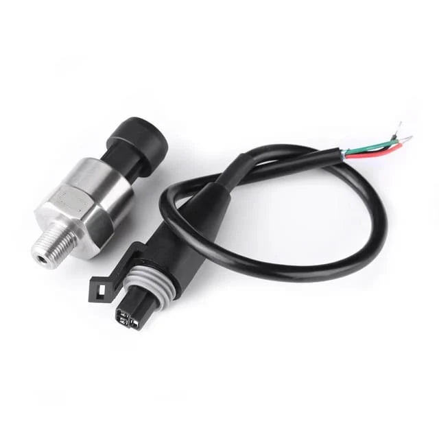 A24-1563-Stainless Steel 1/8" NPT Pressure Transducer Sender Sensor For Oil Fuel Air Water 150PSI Pressure Senor