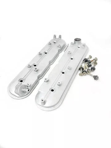 A24-2316-43-Genuine GM Chevrolet LS LS3 GEN IV 4.8L 5.3L 6.0L 6.2L Cast Valve Cover SET w/ Bolts