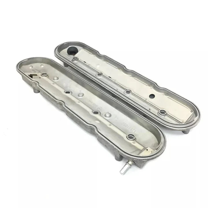 A24-2316-43-Genuine GM Chevrolet LS LS3 GEN IV 4.8L 5.3L 6.0L 6.2L Cast Valve Cover SET w/ Bolts