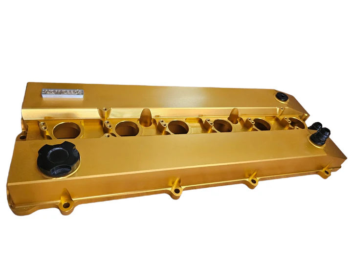 A24-2313-SPEEDWORKS TOYOTA 2JZ-GTE NON-VVTI SINGLE PIECE BILLET VALVE COVER GOLD
