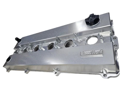A24-2312-SPEEDWORKS TOYOTA 2JZ-GTE NON-VVTI SINGLE PIECE BILLET VALVE COVER SILVER