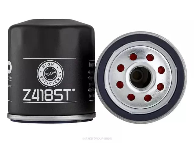 A24-2420-Z418ST Ryco SynTec Oil Filter Toyota Land Cruiser 4.7L, Toyota Hilux 2.0L, 2.4L, 2.7L, 3.4L, and 4.0L