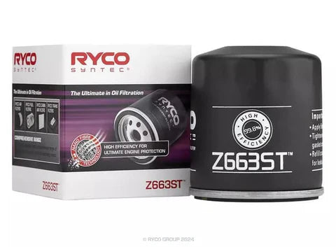 A24-2447-Ryco Z663ST SynTec Oil Filter for LS Engines , Ram1500/2500, Grand Cherokee SRT8