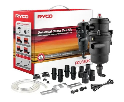 A24-2439-RYCO UNIVERSAL CATCH CAN KIT ALL 4X4 CARS RCC360K