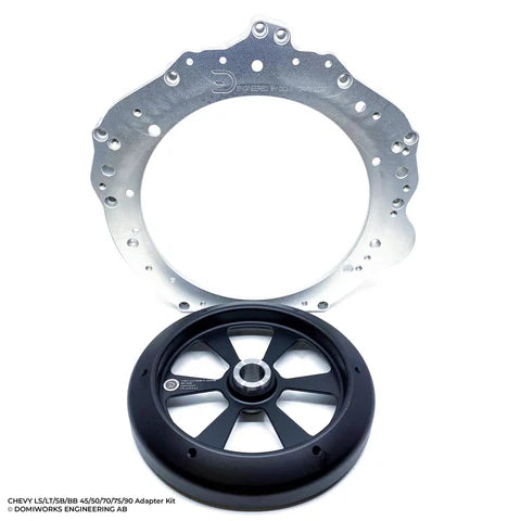 A24-3057-DomiWorks Engineering AB-8HP70 N63-Chevy LS/LT/SB/BB to 8HP 45/50/70/75/90 N57 B57 B58 N63 N73 N74 Adapter Kit