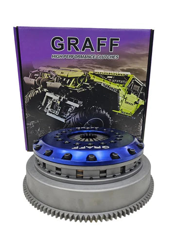 A24-3047-GRAFF RACING Twin Plate Clutch Kit For Mitsubishi EVO 4-9 4G63