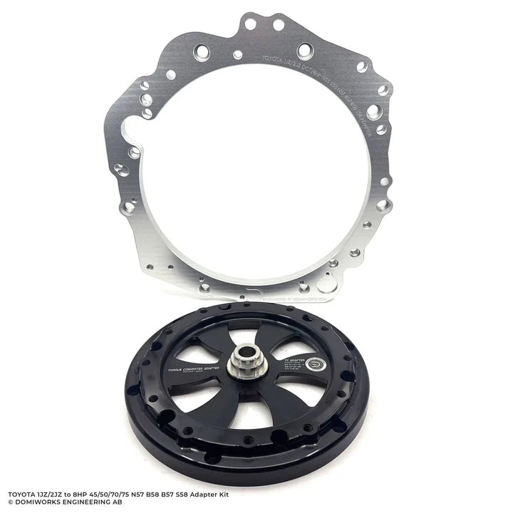 A24-3046-DomiWorks Engineering AB-1JZ/2JZ to 8HP 45/50/70/75/76 N57 B58 B57 S58 ADAPTER KIT