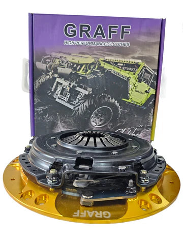 A24-3320-GRAFF TWIN DISC CLUTCH 800-HP 97-15 GM LS/NISSAN ENGINE 6-SPEED