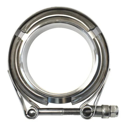 A24-2910-V-Band Clamp 4" Inch with Flanges for Exhaust Pipe in 304 Stainless Steel, 4" 102mm