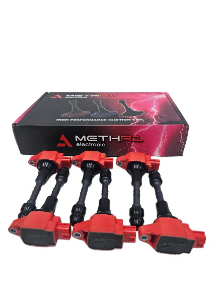 A24-3509-METHA1 Ignition Coil Fits Nissan TB48 Y61, R35 GTR (VR38DETT)RED