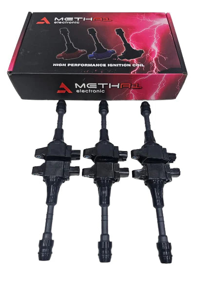 A24-3508-2-METHA1 Ignition Coil Fits Nissan TB48 Y61, R35 GTR (VR38DETT)BLACK