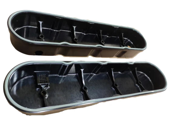 A24-2331-BILLET LS VALVE COVERS KIT BLACK
