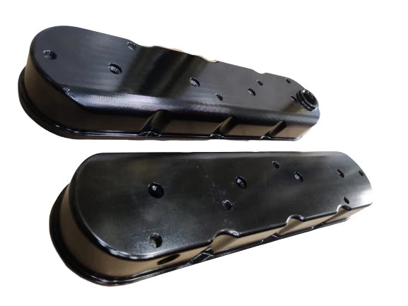 A24-2331-BILLET LS VALVE COVERS KIT BLACK