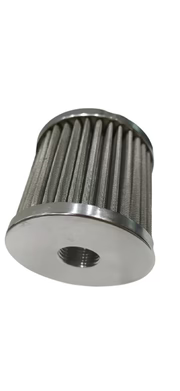 A24-1931-Stainless Steel Polished Billet Breather with Female Thread