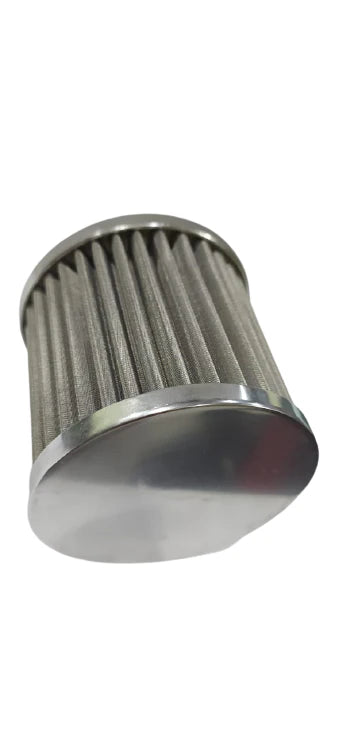 A24-1931-Stainless Steel Polished Billet Breather with Female Thread