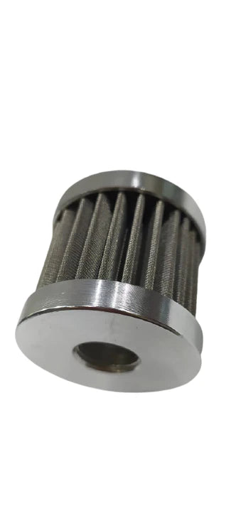 A24-2408-AN6-STAINLESS STEEL POLISHED BILLET BREATHER WITH FEMALE THREAD