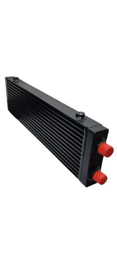 A24-1042-BLACK UNIVERSAL 14 ROWS AN-10AN ENGINE TRANSMISSION RACING OIL COOLER