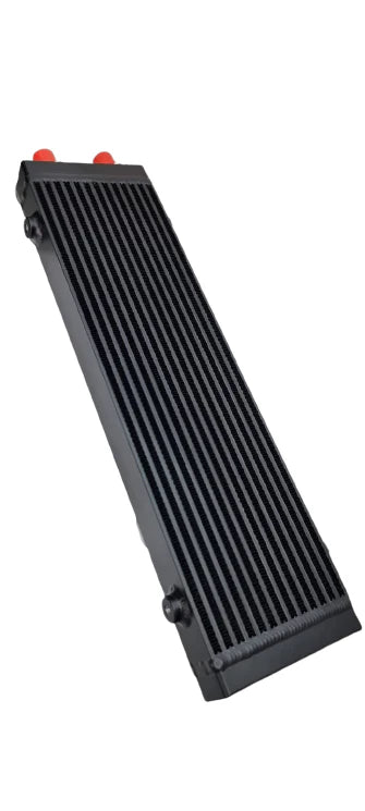 A24-1042-BLACK UNIVERSAL 14 ROWS AN-10AN ENGINE TRANSMISSION RACING OIL COOLER