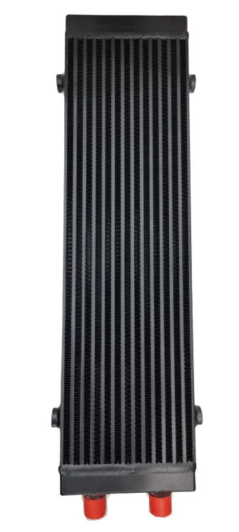 A24-1042-BLACK UNIVERSAL 14 ROWS AN-10AN ENGINE TRANSMISSION RACING OIL COOLER