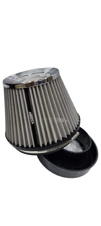 A24-1933-BOOST Universal Stainless Steel Cold Air Filter 76mm High Flow