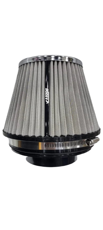 A24-1821-BOOST Universal Stainless Steel Cold Air Filter 76mm High Flow