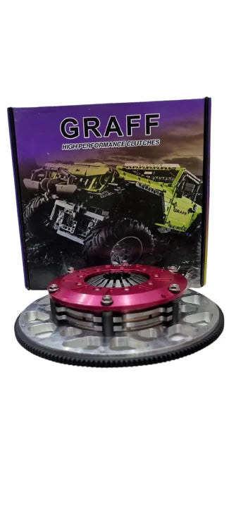 A24-2990-GRAFF GMC LS Twin Plate Race Clutch Kit With Aluminium Flywheel