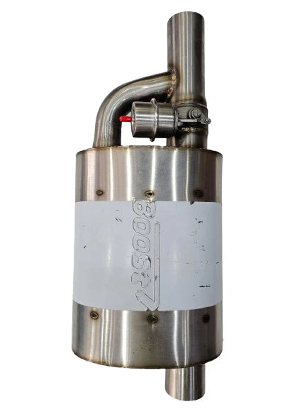 A24-2902-BOOST RACING EXHAUST SYSTEM PERFORMANCE ELECTRONIC VACUUM VALVE MUFFLER SMALL