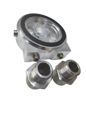 A24-1054-Universal Car Oil Filter Cooler Sandwich Plate Adapter for Temperature Pressure