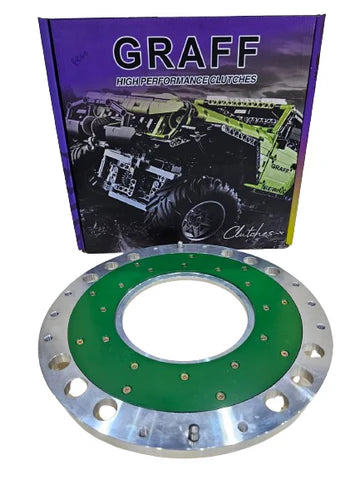 A24-3341-GRAFF LIGHTWEIGHT ALUMINUM FLYWHEEL WITH REPLACEABLE FRICTION - 2000-2023 NISSAN PATROL 4800