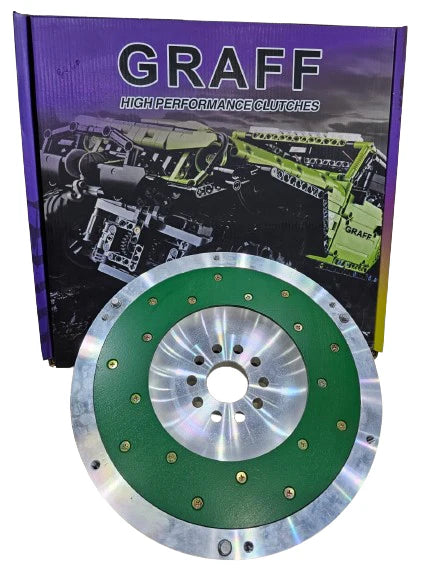A24-3021-GRAFF LIGHTWEIGHT ALUMINUM FLYWHEEL WITH REPLACEABLE FRICTION - 1995-2003 TOYOTA TACOMA DLX 2.4-HILUX 3RZ