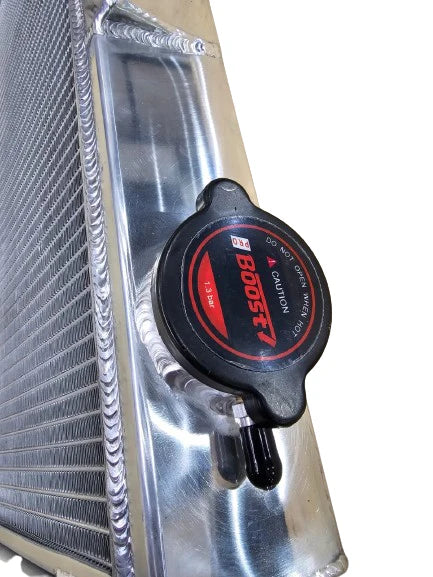 A24-1122-BOOST 3 Row Core All Aluminum Radiator For 1987-2006 Jeep Wrangler YJ TJ 2.4L 2.5L 4.0L 4.2L L4 L6 Engine Cooler