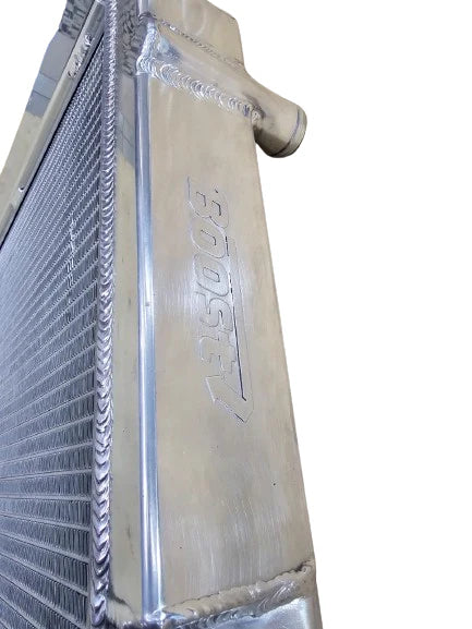 A24-1122-BOOST 3 Row Core All Aluminum Radiator For 1987-2006 Jeep Wrangler YJ TJ 2.4L 2.5L 4.0L 4.2L L4 L6 Engine Cooler