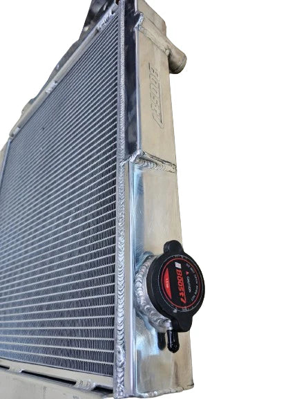 A24-1121-BOOST For 1987-2006 Jeep Wrangler TJ YJ 2.4 2.5L 4.0 4.2L Aluminum Radiator 3 Row