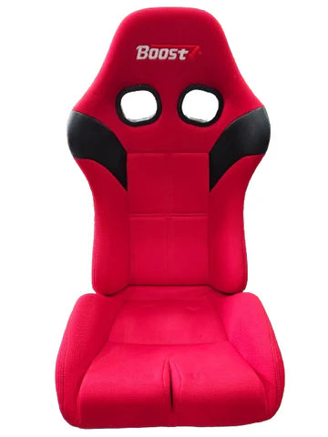 A24-3087-BOOST SEATS Sport Seat Owl - Red c/w U08 Universal Slider