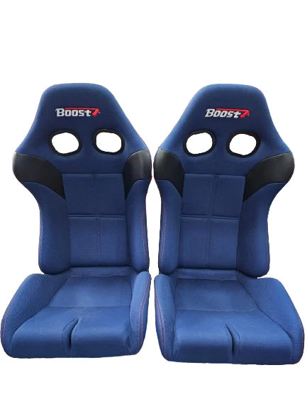 A24-3072-BOOST SEATS Sport Seat Owl - Blue c/w U08 Universal Slider