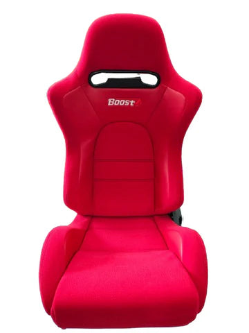 A24-3079-BOOST SEATS Sport Seat E8 - Red c/w U08 Universal Slider