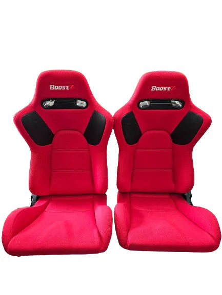 A24-3193-BOOST SEATS Sport Seat XP 612 - Red c/w U08 Universal Slider