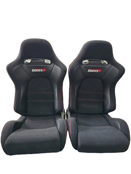 A24-3190-BOOST SEAT Sport Seat E8 - Black c/w U08 Universal Slider