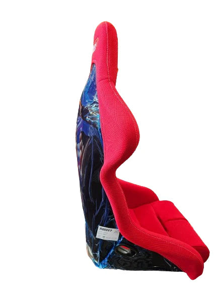 A24-3189-BOOST SEATS Shell Seat Apex - Red c/w U08 Universal Slider & L Shape Panel