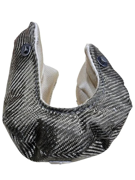 A24-2035-TURBOTECHS T3 TITANIUM LAVA FIBER TURBO BLANKET HEAT SHIELD BARRIER COVER WRAP