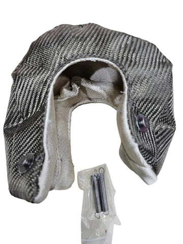 A24-2035-TURBOTECHS T3 TITANIUM LAVA FIBER TURBO BLANKET HEAT SHIELD BARRIER COVER WRAP