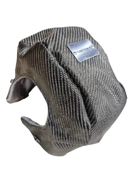 A24-2034-TURBOTECHS T4 TITANIUM LAVA FIBER TURBO BLANKET HEAT SHIELD BARRIER COVER WRAP