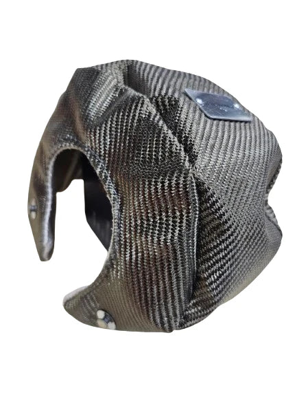 A24-2034-TURBOTECHS T4 TITANIUM LAVA FIBER TURBO BLANKET HEAT SHIELD BARRIER COVER WRAP