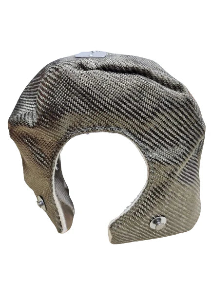 A24-2034-TURBOTECHS T4 TITANIUM LAVA FIBER TURBO BLANKET HEAT SHIELD BARRIER COVER WRAP