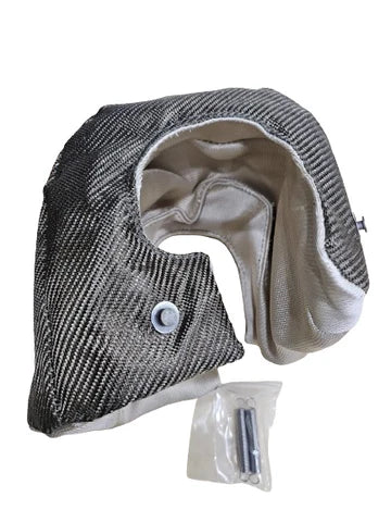 A24-2033-TURBOTECHS T6 TITANIUM LAVA FIBER TURBO BLANKET HEAT SHIELD BARRIER COVER WRAP