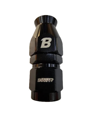 A24-2710-BOOST AN4 4AN Straight PTFE Teflon Swivel Hose End Fitting Adapter Black