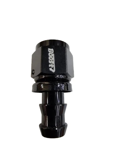 A24-2714-BOOST AN8 Straight Push on Lock Hose Fitting Oil/Fuel/Gas Line Adapter BLACK